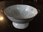 011822876124 Made For Rite Aid White Porcelain Enamel Colander