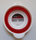 073287371354 True Living Collapsible Colander Red New