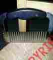 1063 Pampered Chef Black Handle Chrome Hand Held Chopper Dicer 7 Crinkle Cut