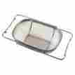 129008 12486 Bradshaw Rectangular Stainless Steel Colander 076753124867