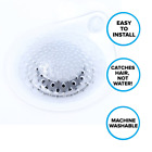 13200-1 Slipx Solutions Drain Hair Catcher Clear Bathroom Cover 734838477078