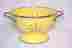 18201 Reston Lloyd Lemon Yellow Retro Kitchen Pasta Vegetable Metal Colander Strainer