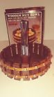 1822a Vintage Wooden Nut Bowl Justen Cracker Picks