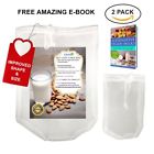 2-packnutjustamilkbag Easeathome Improved Nut Milk Use Food 2-packnutjustamilkbag Easeathome Improved Nut Milk Use Food