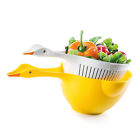200562 Donkey Products White Goose Colander Yellow Duck Bowl Cute Fun Kitchen Prep Serving Set 700645036586