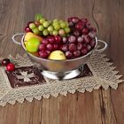 2450 Cook N Home 2 Piece Stainless Steel Colander Set 813046024509 2450 Cook N Home 2 Piece Stainless Steel Colander Set 813046024509