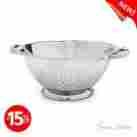 29647411 M Essential-brand Premium Stainless Colander Cook Food Rinsing Vegetable Fruit Pasta Salad Potato 7805758456955