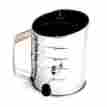 Z-007990 3-cup Norpro Stainless Steel Rotary Hand Crank Flour Sifter With 2 Wire Agitator 885976243312 Z-007990 3-cup Norpro Stainless Steel Rotary Hand Crank Flour Sifter With 2 Wire Agitator 885976243312