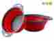 31161 Comfify Collapsible Colanders Set Of 2 Folding Strainers Space Savers 0740647831161