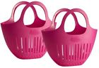 31953 Fruit Basket Pink Mini Garden Colander Harvest Bag 691171831953