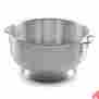 327280 Kitchen Colander Unbranded Generic 16 Qt New Aluminum Commercial Round Silver With Base 755576000144