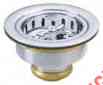 3374957 Brass Id Wing Strainer Kitchen Sink Nut Style