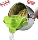 3612 Branded Kitchen Gizmo Snap Strain Strainer Clip On 072443153612