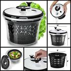 3743 Fullstar Salad Spinner Liters Vegetable Washer Dryer Large 604753199938