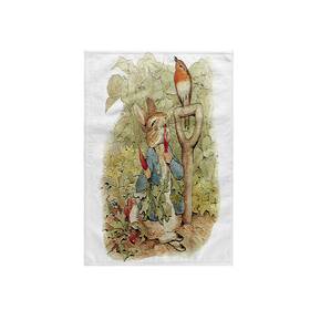 110164 3drose Twl 1 3d Rose Peter Rabbit In The Garden - Vintage Art 15 X 22 Inch White