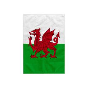 158289 3drose Twl 1 3d Rose Flag Of Wales-welsh Red Dragon On White And 15 Inch X 22 Multicolor