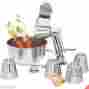 490ktvc7b Maxam Vegetable Chopper W 5pc Dishwasher Safe Cutting Cones 5qt Bowl