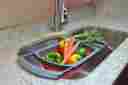 58372 Kitchen Addicts Collapsible Colander Food Over The Sink Strainer Utensils Vegetable Home 761873158372