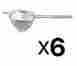 Str-47 6-pack Rsvp 5 Conical Strainer Mesh Stainless Steel Tool For Any Kitchen 053796800521
