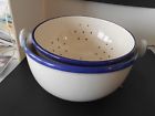 6082 Yohom Ceramic Porcelain Colander With Large Bowl Under It Swings 6082 Yohom Ceramic Porcelain Colander With Large Bowl Under It Swings