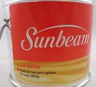 0732872 63048 Sunbeam 3 Cup Tin Flour Sifter Wood Turn Knob Handle 073287630482