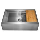 659257407829 Apron Farmhouse Handmade Stainless Steel Single Bowl Kitchen