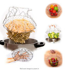 691161769273 Unbranded Foldable Steamer Rinse Strain Fry Rice Basket 691161769273 Unbranded Foldable Steamer Rinse Strain Fry Rice Basket