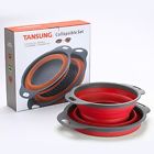 6945408600312 Tansung Collapsible Colanders Set Pack Include Sizes Quart