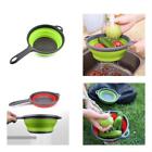 704795890982 Tmflexe Food Strainers Foldable Silicone Collapsible Colanders With