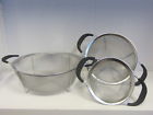 705 Cook Pro Piece Stainless Steel Mesh Colander Set 878201007056