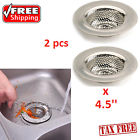 7055 Drain Stopper Heavy-duty 4-1 2 Pcs Stainless Steel Sink Strainer Kitchen Heavy Duty 700535167055