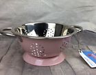 709996737562 Unbranded Frigidaire Retro Pink Kitchen Stainless Steel Strainer