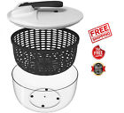 716215 General Large Salad Spinner Clear Bowl Lid Spin 600194716215