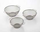 732 Cook Pro Piece Stainless Steel Fine Mesh Colander 878201007322