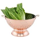 769 Old Dutch Copper Plated Stainless Steel Colander Easy 0045642007697