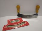8014702001113 Mezzaluna Rocking Vegetable Chopper Mincer Knife Stainless Steel
