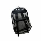 812174034480 Moda West Classic Heavy Duty Black Mesh Backpack