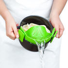826546363900 Unbranded Strain Strainer Clip On Silicone Colander Compact