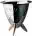 90025 Chinois Alessi Max Le Philippe Starck Designed Stainless Steel Brass Colander