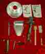 9101 Squeezo Original Metal Strainer Complete Set With Box
