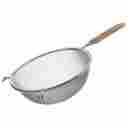 9198 Browne Food Service Medium Single Mesh Strainer With Wood Handle 7 8 9198 Browne Food Service Medium Single Mesh Strainer With Wood Handle 7 8