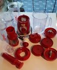 A14a2200 - Red Gnc On The Go Blender Deluxe Piece Set Booklets