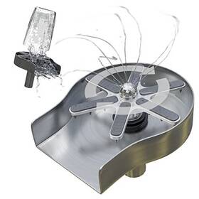 Abc Pack & Supply 810078948896 Faucet Glass Rinser For Kitchen Sink. Stainless Steel Bottle Washer Sink