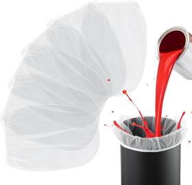 578696 Abeillo 6 Pack Paint Strainer Bags Filter 5 Gallon Bucket Whit