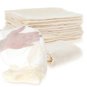 604372 Abeillo 24pcs Cheesecloth For Straining 20x20 Inch Hemmed Organic 100%