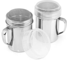 Accmor 726084309869 2pcs Powdered Sugar Shaker Duster With Handle Cinnamon Flour Sift