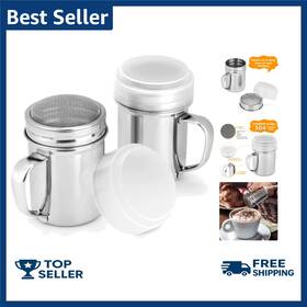 Ac8465-2pc-s Accmor 2 Pack Powdered Sugar Shaker Duster Cinnamon Fine Mesh Stainless Steel Ac8465-2pc-s Accmor 2 Pack Powdered Sugar Shaker Duster Cinnamon Fine Mesh Stainless Steel