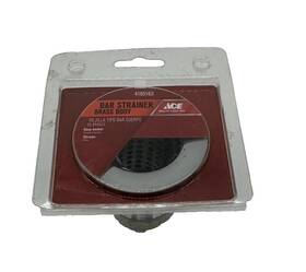 4165163 Ace Bar Strainer Brass Body Chrome