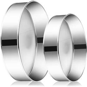 Adrinfly 313017587571 Fine Mesh Strainers 2-piece Stainless Steel Round Sifter For Baking Cake Bread W Adrinfly 313017587571 Fine Mesh Strainers 2-piece Stainless Steel Round Sifter For Baking Cake Bread W