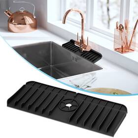 Aeoozgr 723557354692 Kitchen Faucet Sinks Splash Guard Silicone Drain Pad Water Catcher Tray Slip Mat